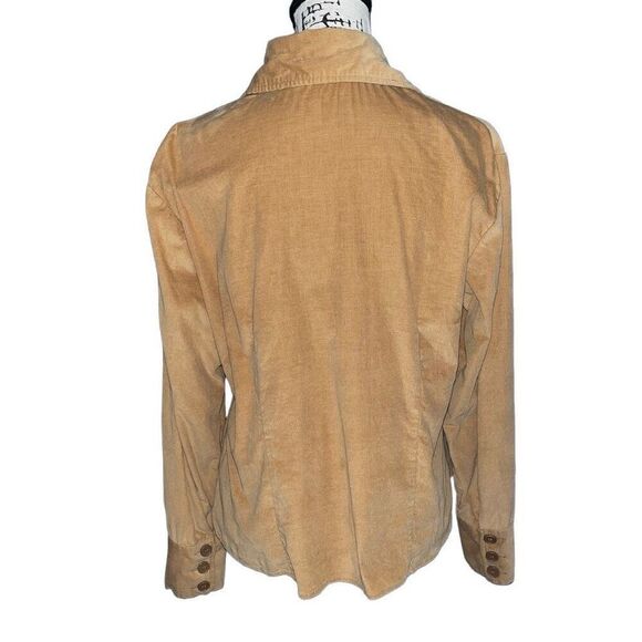 Harve’ Benard by Benard Holtz tan corduroy zip up jacket large - Picture 3 of 8